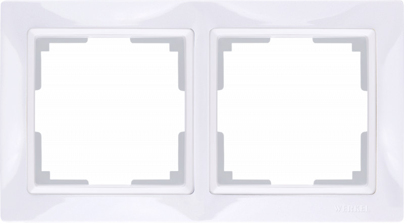 Рамка Werkel WL03-Frame-02 (белый, basic)