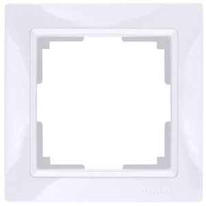 Рамка Werkel WL03-Frame-01 (белый, basic)