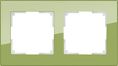 Рамка Werkel WL01-Frame-02 (фисташковый) рамка werkel wl01 frame 02 рамка на 2 поста натуральное стек