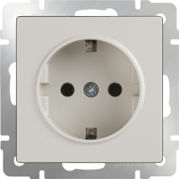 Розетка Werkel WL03-SKG-01-IP20-ivory (слоновая кость)