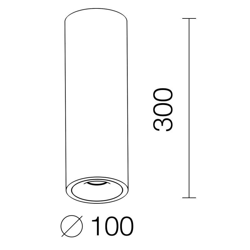 Накладной светильник LeDron MJ1027GW300mm