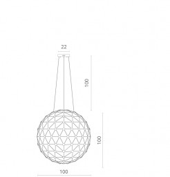 Подвесная люстра Divinare 1610/02 SP-140