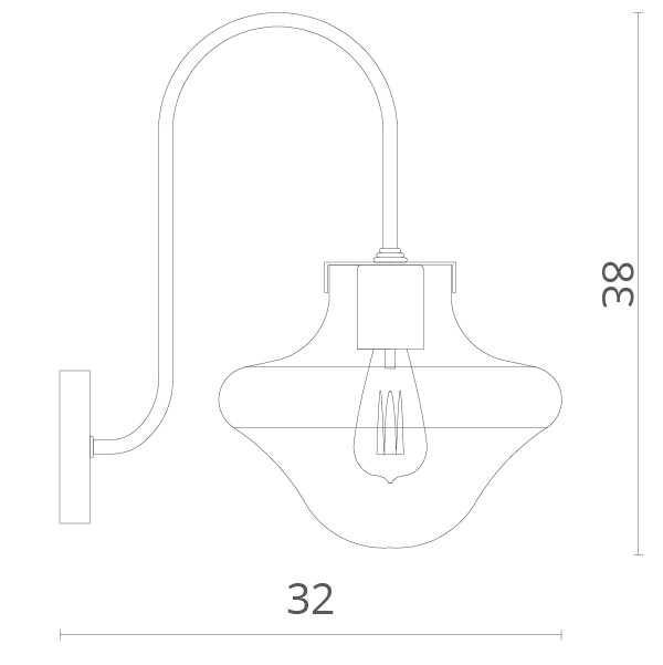 Бра Divinare 7108/02 AP-1