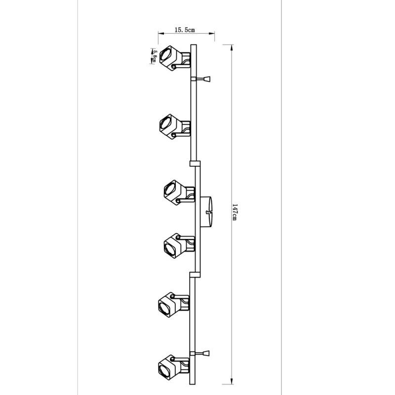 Спот ARTE Lamp A1314PL-6BK