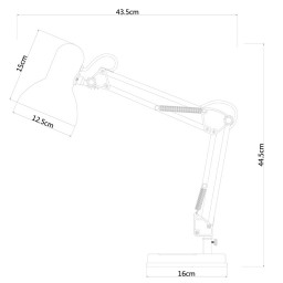 Настольная лампа ARTE Lamp A1330LT-1WH