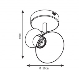 Бра ARTE Lamp A1406AP-1BK