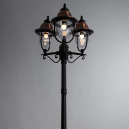 Садово-парковый светильник ARTE Lamp A1486PA-3BK