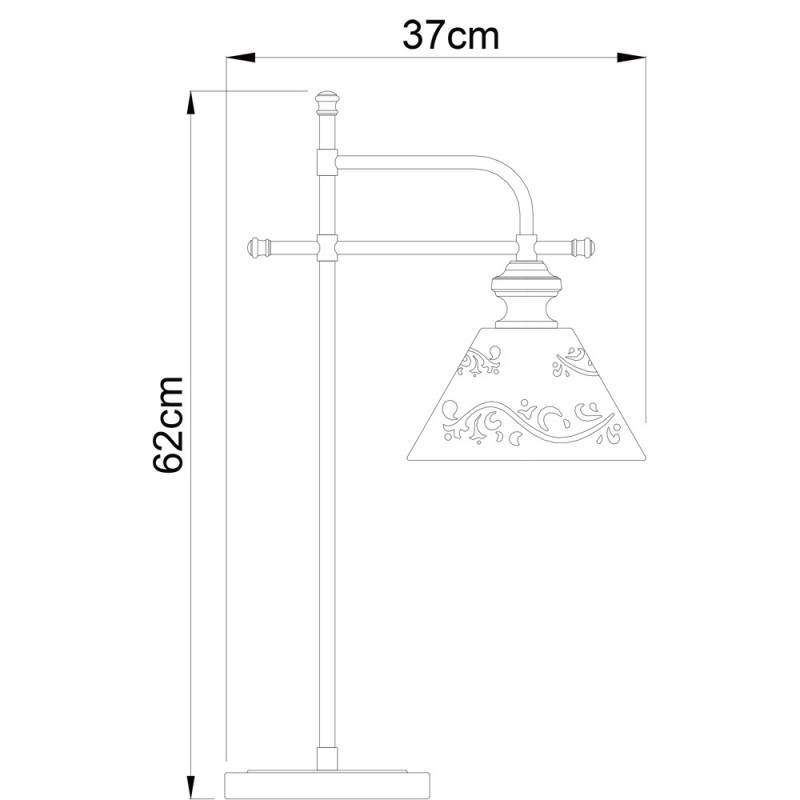 Настольная лампа ARTE Lamp A1511LT-1PB