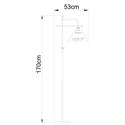 Торшер ARTE Lamp A1511PN-1WG