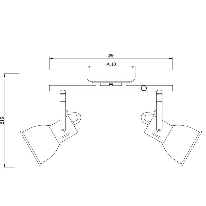 Спот ARTE Lamp A1677PL-2WH