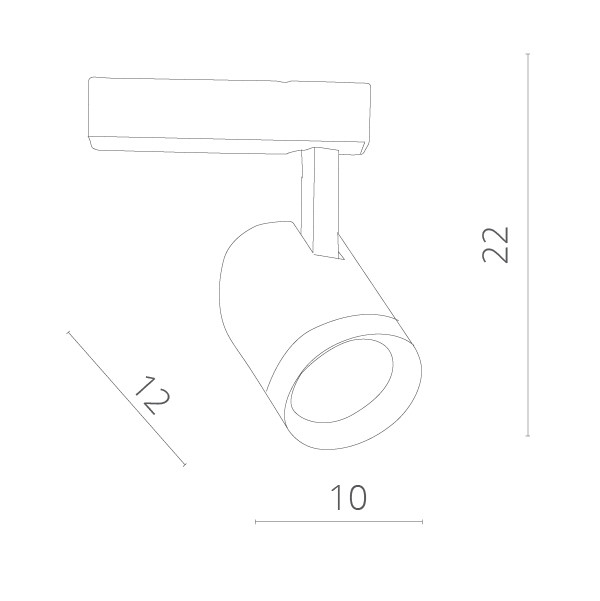 Светильник на шине ARTE Lamp A1730PL-1WH