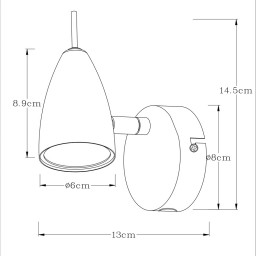 Спот ARTE Lamp A1966AP-1GY