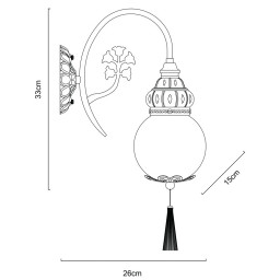 Бра ARTE Lamp A2146AP-1GA