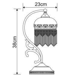 Настольная лампа ARTE Lamp A3191LT-1AB