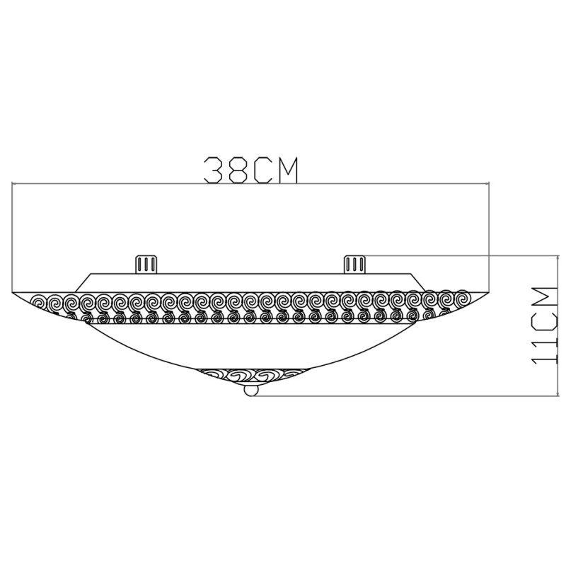 Накладной светильник ARTE Lamp A4554PL-2WG