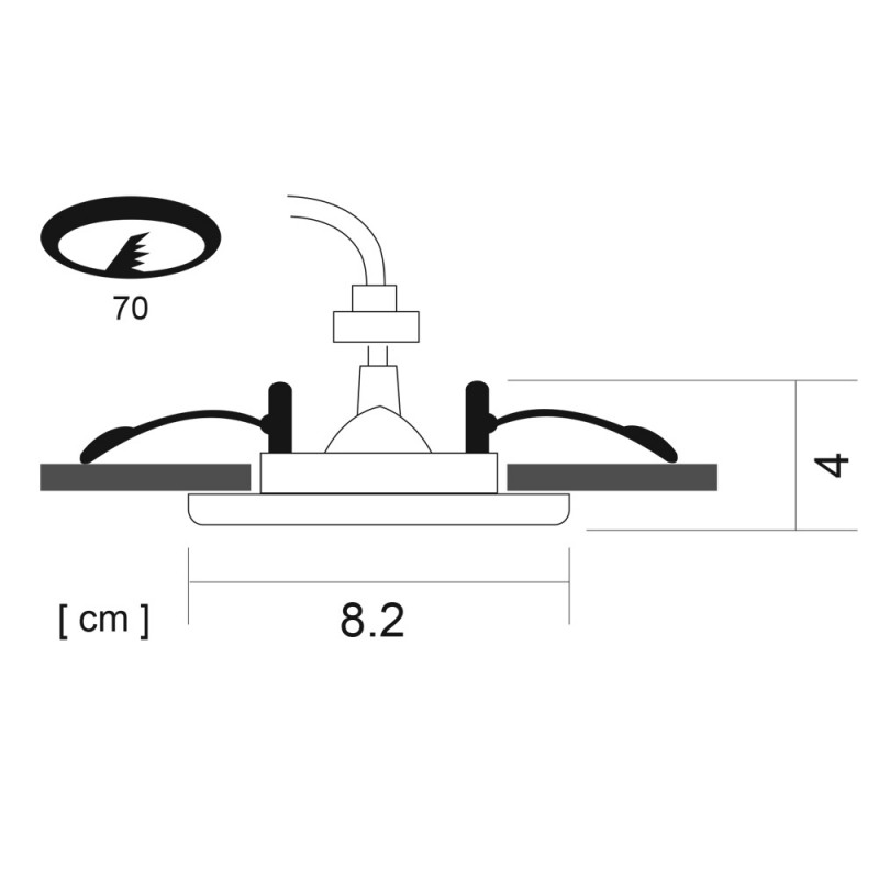 Влагозащищенный светильник ARTE Lamp A5444PL-1CC