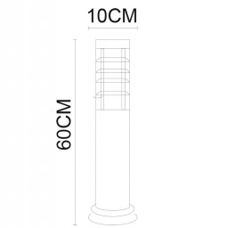 Садово-парковый светильник ARTE Lamp A8364PA-1SS