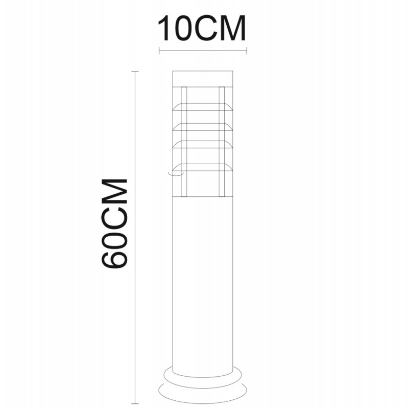 Садово-парковый светильник ARTE Lamp A8364PA-1SS