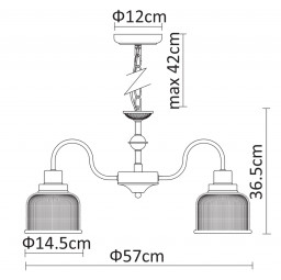 Подвесная люстра ARTE Lamp A9186LM-5CC