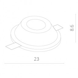 Встраиваемый светильник ARTE Lamp A9271PL-1WH