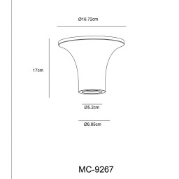 Накладной светильник ARTE Lamp A9461PL-1WH