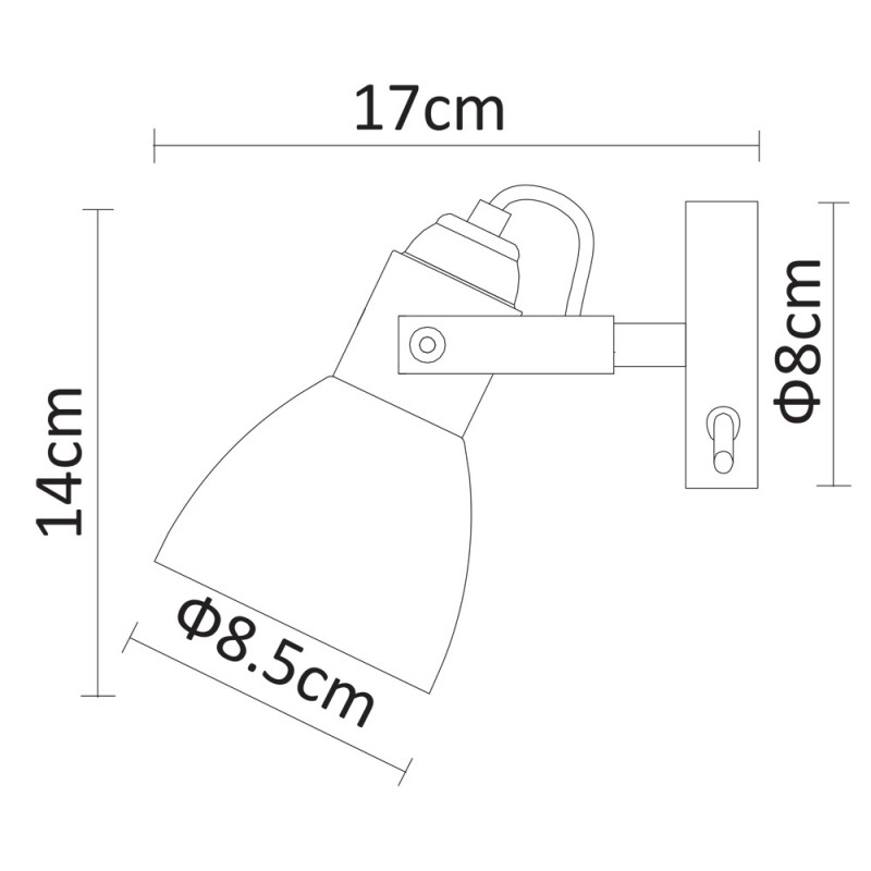 Спот ARTE Lamp A9582AP-1AB