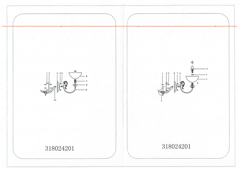 Бра MW-Light 318024201