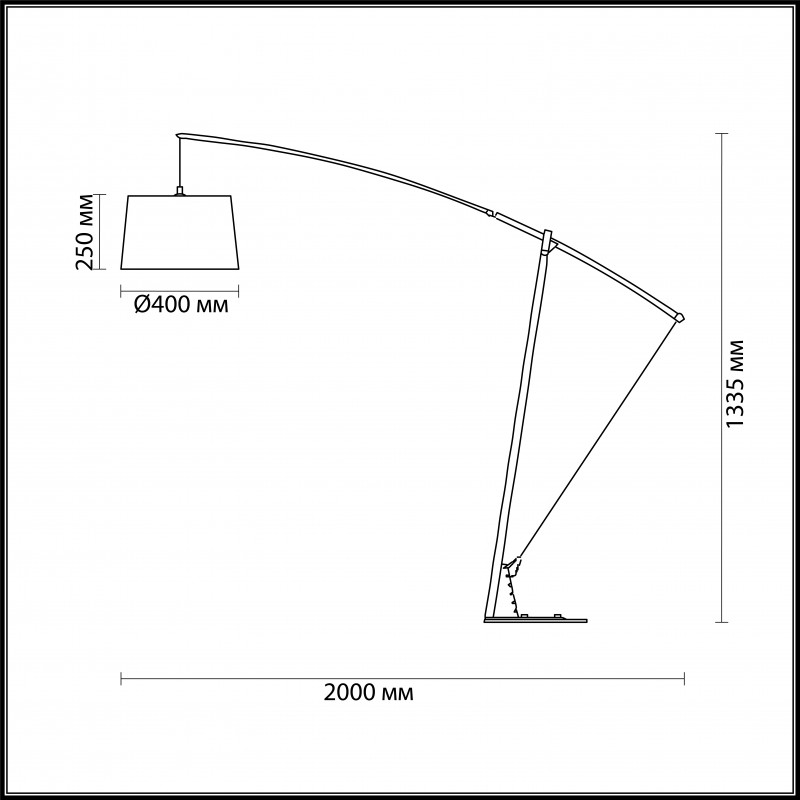 Торшер Odeon Light 4060/1F