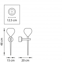 Бра Lightstar 808657