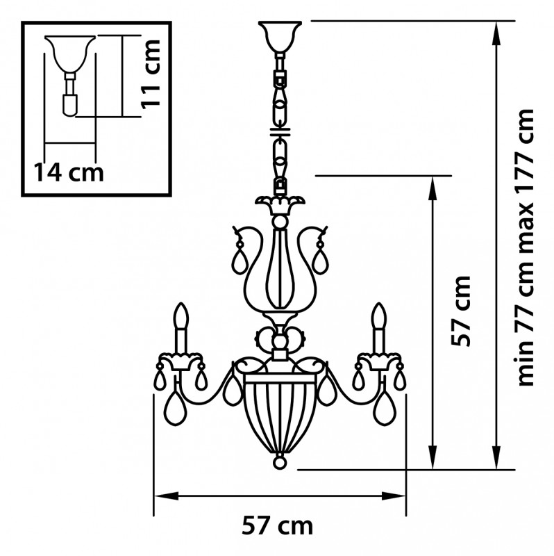 Подвесная люстра Lightstar 790064