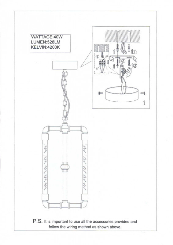 Подвесная люстра Lightstar 740042