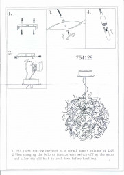 Подвесная люстра Lightstar 754129