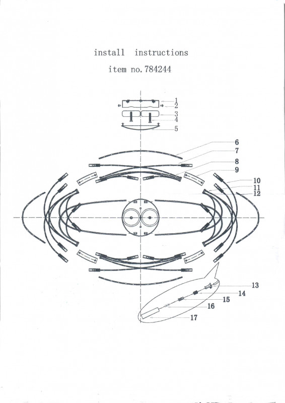 Накладная люстра Lightstar 784244