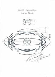 Накладная люстра Lightstar 784246