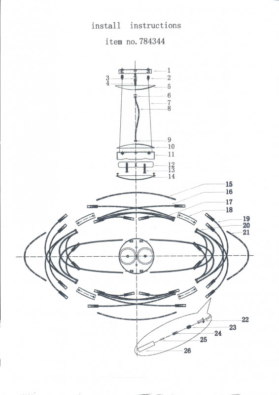 Подвесная люстра Lightstar 784344