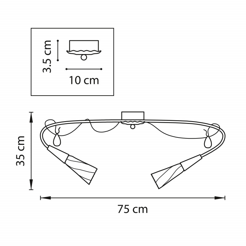 Накладная люстра Lightstar 711067