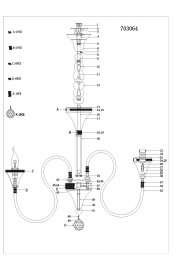 Подвесная люстра Lightstar 703064