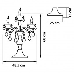 Настольная лампа Lightstar 710952