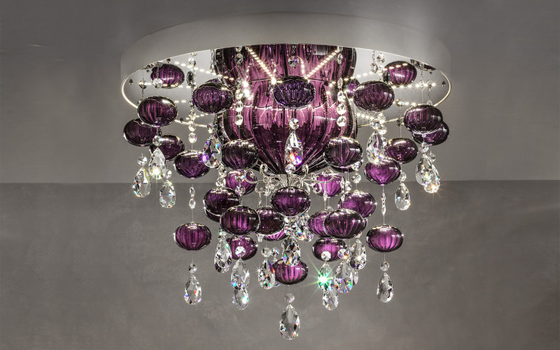 Накладная люстра Masiero Purple Globe / PL LED