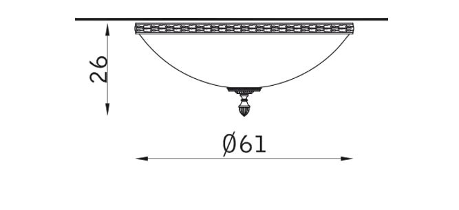 Накладная люстра Zonca 32404/127/BIS