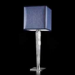 Настольная лампа Italamp 8057/LG trasparente/chinette-blu/C