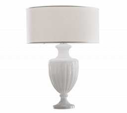 Настольная лампа Italamp 8062/GD bianco/C/shantung-bianco