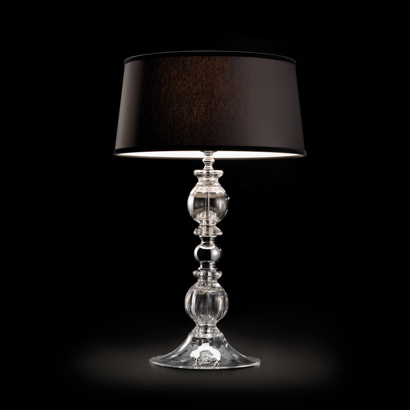 Настольная лампа Italamp 388/LG trasparente/ponge-nero/C
