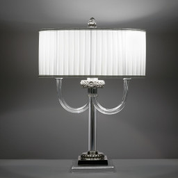 Настольная лампа Italamp 8079/LG trasparente/ponge-avorio/NK