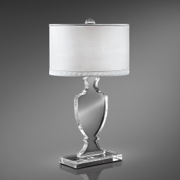 Настольная лампа Italamp 8010/LG trasparente/ponge-avorio/C