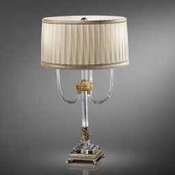 Настольная лампа Italamp 530/LG trasparente/ponge-beige/OA