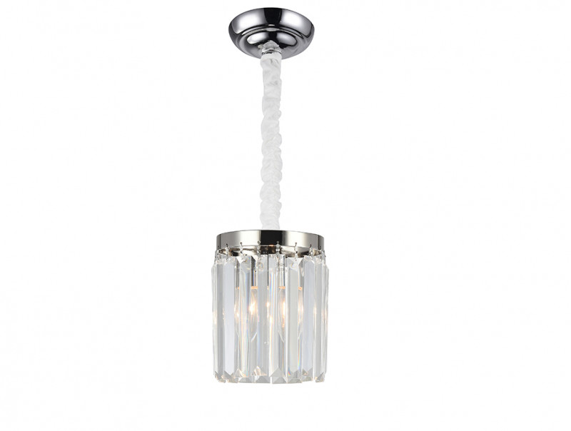 Подвесной светильник Newport 31101/S nickel потолочный светильник crystal lux mario pl1 d200 nickel transparente