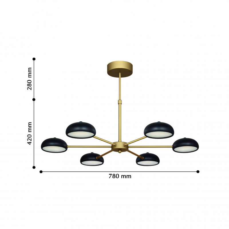 Люстра на штанге F-Promo 2501-6P