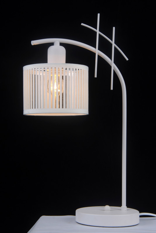 Настольная лампа Natali Kovaltseva AMSTERDAM 81053-1T SATIN WHITE горшок для ов с прикорневым поливом amsterdam 4 л d 20 см h 19 см серый