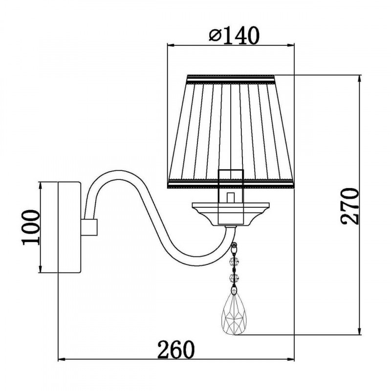 Бра Vele Luce VL2002W01